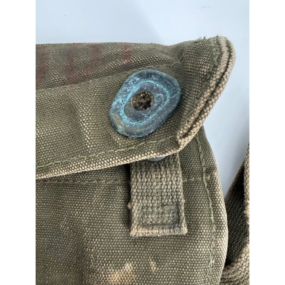 US‎ Military M9A1 Field Protective Mask Bag Canvas Messenger Olive Drab Green LL
